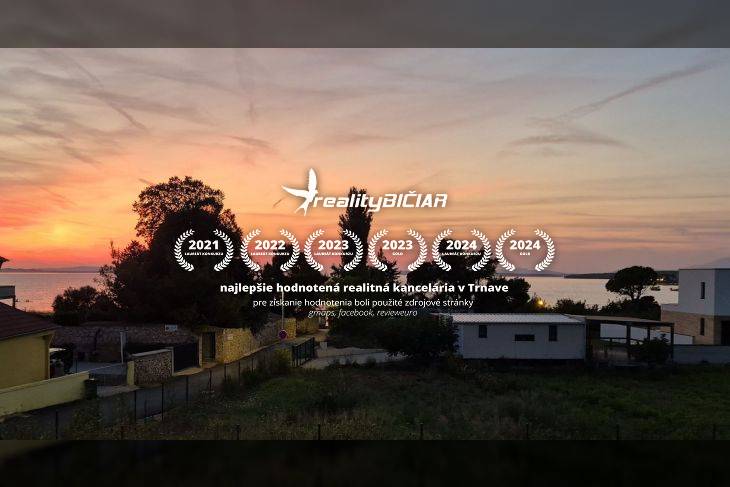 Sonnenuntergang in einer Ferienwohnung in der Vrsi-Straße, Vrsi.