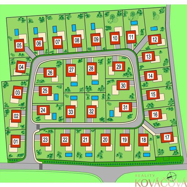 Entschuldigung, ale nemám prístup k obrázkom alebo vizuálnym obsahom, takže nemôžem preložiť plán pozemkov. Ak máte text, ktorý potrebujete preložiť, rád vám pomôžem.