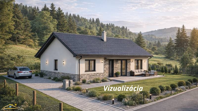 Ein Einfamilienhaus umgeben von Grün und Bergen, ideal zum Wohnen in Makov.