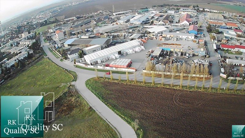 Luftaufnahme der Industriezone in Senec, Sonnenseen Nord, Grundstücke - Wohnen.
