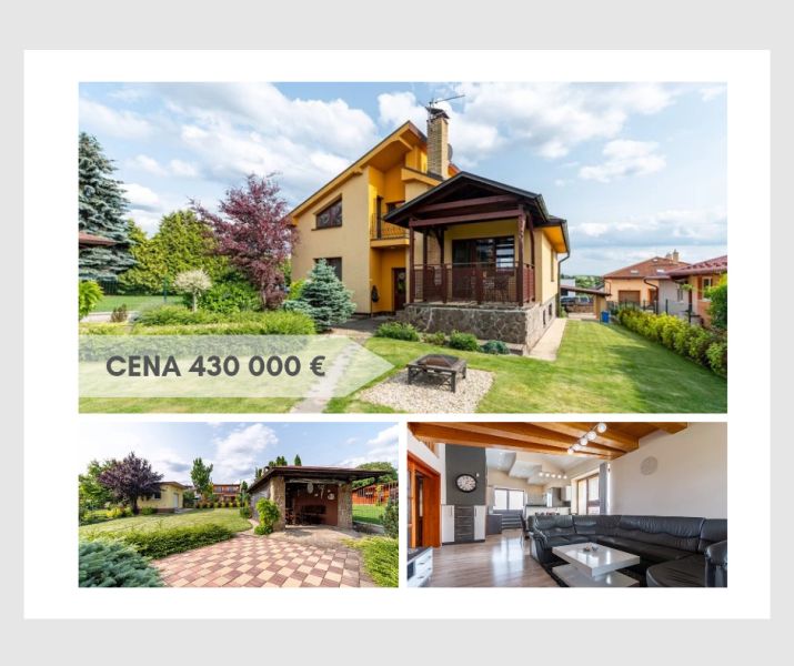 Einfamilienhaus in Prešov mit schönem Garten und komfortabler Terrasse. Preis 430 000 €.