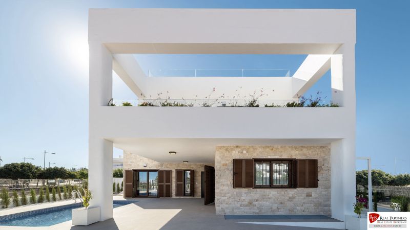 2-Zimmer-Wohnung in Pulpí mit Pool, Terrasse und moderner Architektur.