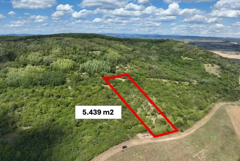 Landwirtschaftliche und forstwirtschaftliche Flächen in Tornaľa, umgeben von dichten Wäldern und Grünflächen.