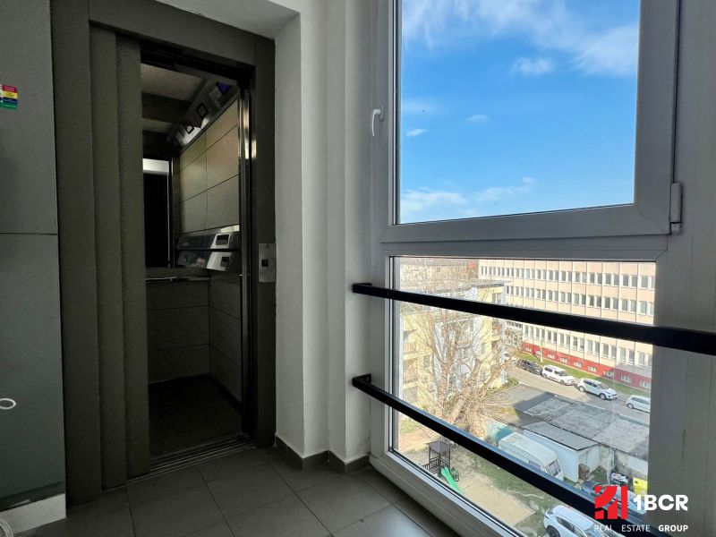 Aussicht aus einer 2-Zimmer-Wohnung in der Vajnorská-Straße in Bratislava - Nové Mesto.