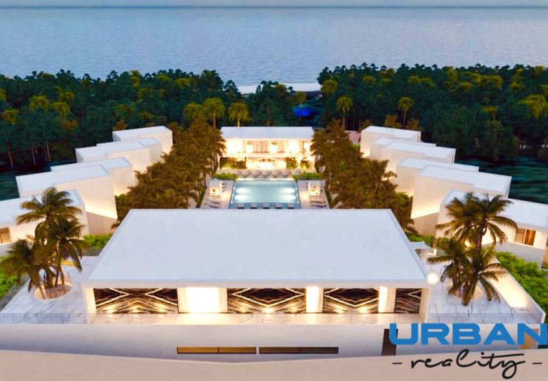 Luxuriöse Resortgebäude mit Pool und Palmen in Matemwe, Unguja North East, Grundstücke - Gewerbe.