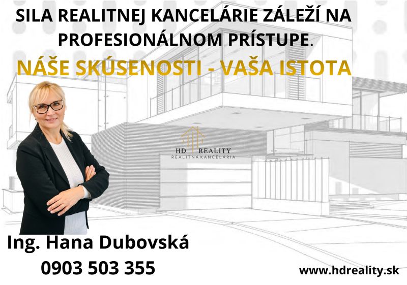 Die Immobilienagentur bietet einen professionellen Ansatz mit Erfahrung und Sicherheit. Kontakt: www.hdreality.sk.
