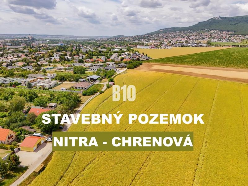 Baugrundstücke für Wohnzwecke in Nitra, Lage Chrenová, mit Infrastruktur und Natur.