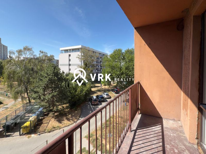 Balkon in einer 2-Zimmer-Wohnung in der Stromová-Straße in Košice, Stadtteil Staré Mesto.