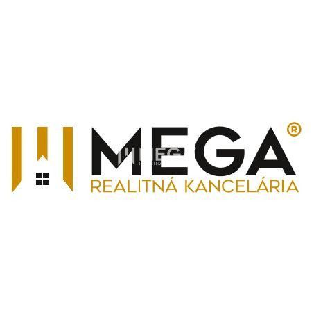 Logo der Immobilienagentur MEGA mit Zertifizierung vom Verband der Immobilienagenturen der Slowakei.