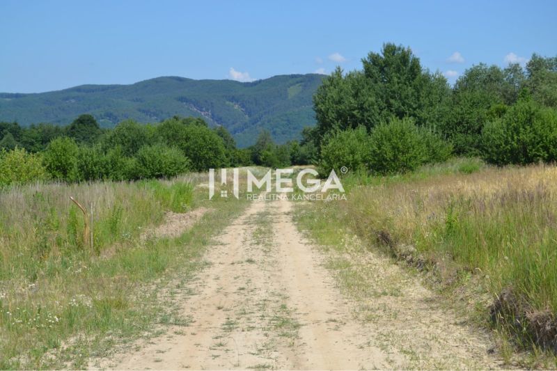 Eine Landstraße umgeben von Grün in Zemplínske Hámre, geeignet für Grundstücke - Wohnen.