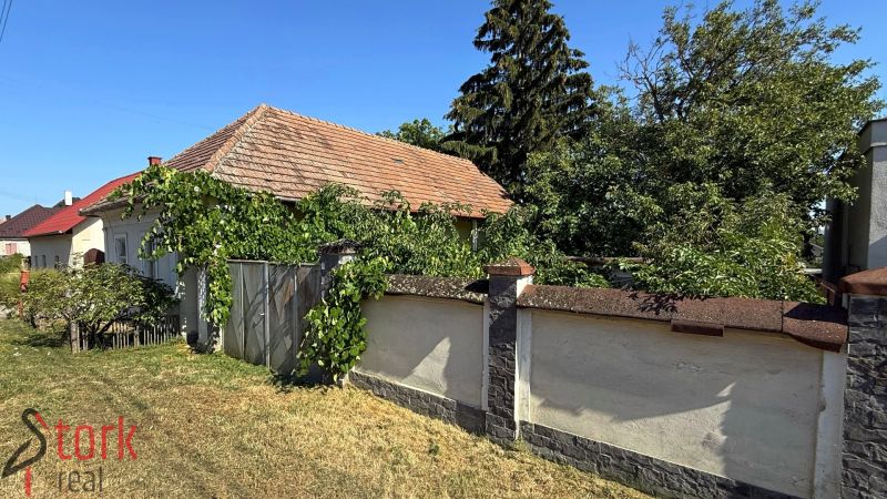 Ein von Grün umgebenes Haus in der Štefánikova-Straße in Krušovce, ideal für Wohnbaugrundstücke.