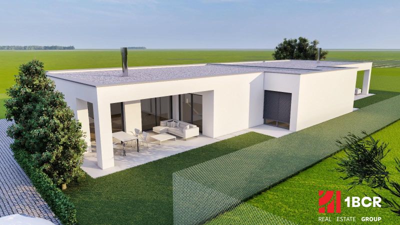 Moderne Neubauten auf Grundstücken - Wohnen in der Gemeinde Veľké Blahovo in der Straße Veľké Blahovo.